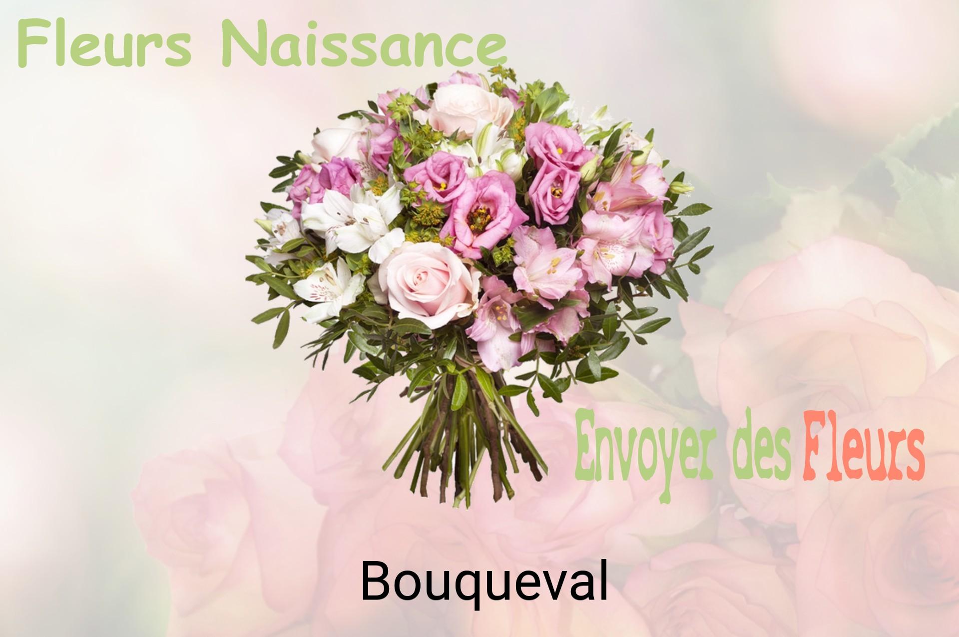 Bouquet de fleurs de naissance livré à Bouqueval