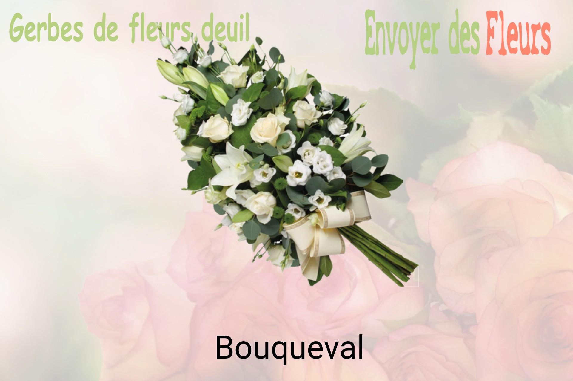 Gerbe de fleurs de deuil livrée à Bouqueval